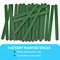 CraftySticks Colored Wood Craft Sticks 4.5 Inch, Red Orange Yellow Green Blue Purple White Black Pink Brown Popsicle Sticks